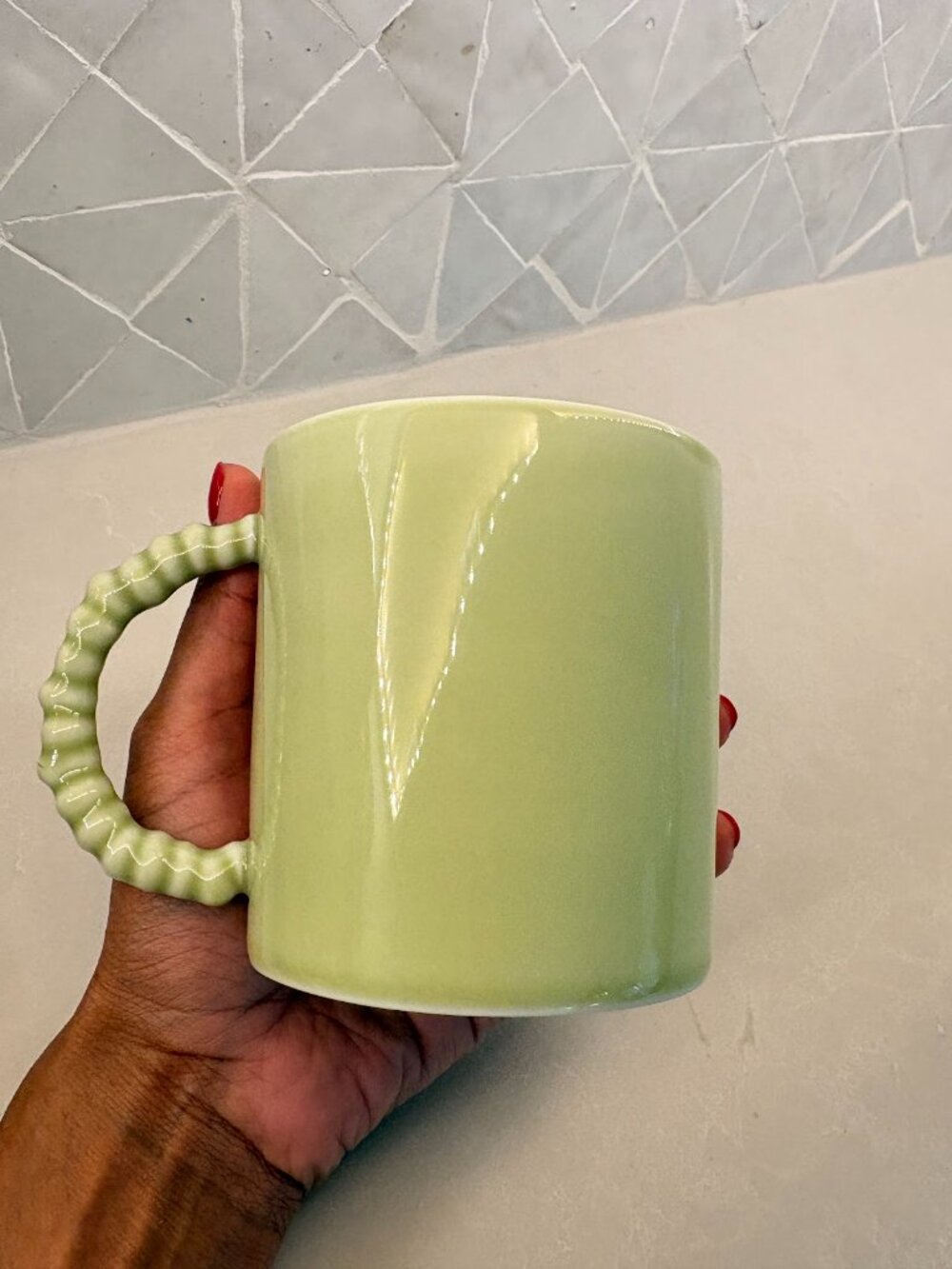 EUC L'objet Haas Mojave Mug in Matcha Green - Picture 3 of 5